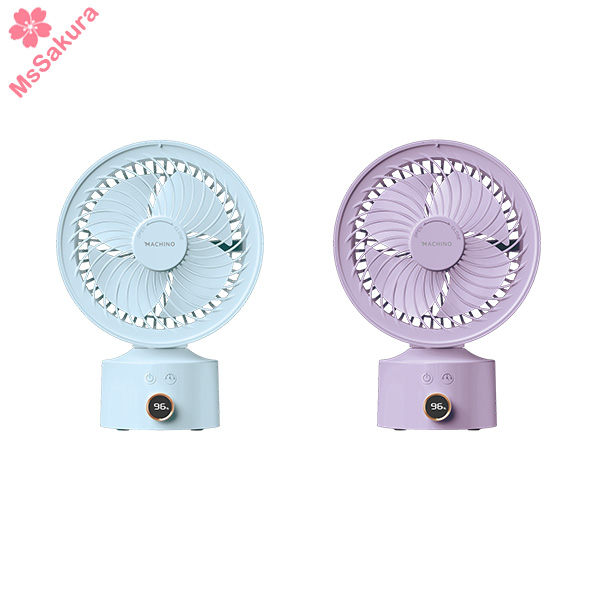 日本Machino Q3 Mini 無線空氣循環扇 座枱風扇 無線風扇 便攜風扇 香港行貨1年保養 - MsSakura 專注品質生活