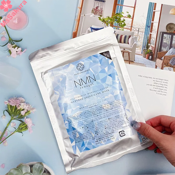 日本Future Science NMN鑽石逆齡美白抗衰面膜(5片)日本製NMN Reverse Aging Care Mask