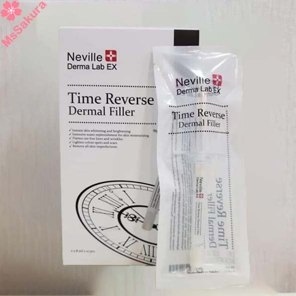 法國Neville Derma Lab Ex時光肌逆齡針(Time Reverse Derma Filler) 凍齡/逆齡/保水/去皺/美白/淡斑 2.8ml x10pcs (盒裝）
