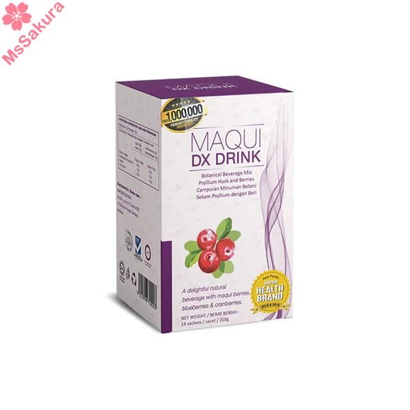 馬來西亞Maqui Detox Drink排毒瘦身飲品(1盒14包)