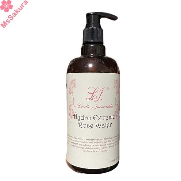 法國蘭思肌雪Lucille Jaccranda水漾嫩肌玫瑰水500ml 滋潤 光澤 舒敏
