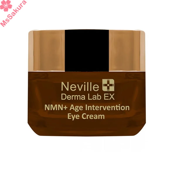 法國Neville Derma Lab EX最新NMN+逆齡亮采修護眼霜20ml|神奇逆齡眼霜|深層修護|專業級去除眼部細紋黑眼圈