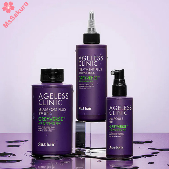 韓國Ru:t hair Ageless Clinic Plus頭皮抗老化 防脫黑髮生髮皇PLUS 防脫黑髮皇 香港行貨有防偽標籤