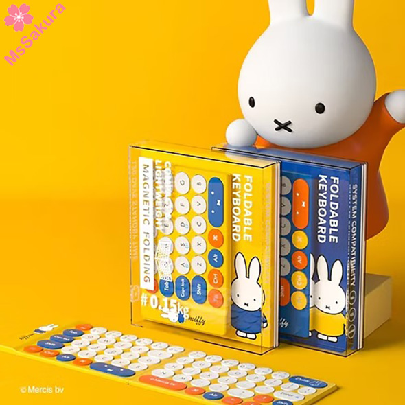 【正版miffy授權】Miffy藍牙折疊鍵盤 香港行貨1年保養