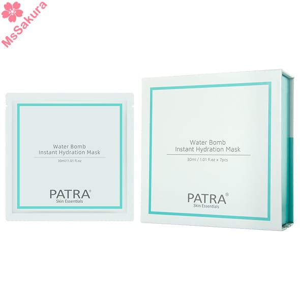 【品牌官方授權】香港Patra水彈瞬間水漾面膜 1盒7片