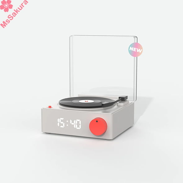 法國MOB唱片機造型揚聲器【特別造型喇叭】Speaker & Clock VS-80原裝行貨一年保養