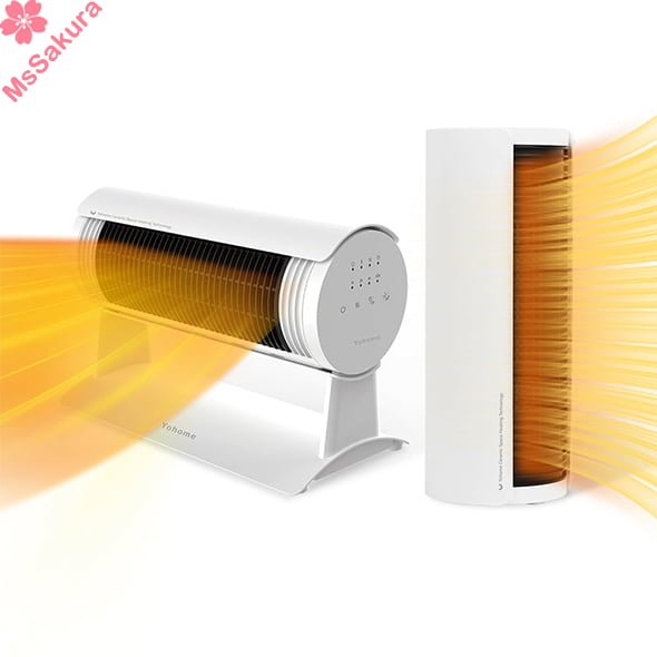 日本Yohome家の逸立臥式廣角4D搖頭萬用全身速熱暖風機(新風版)YH-008s