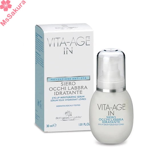 意大利Bottega di Lungavita Vita-Age眼唇保濕精華30ml/注水填充眼唇霜15ml