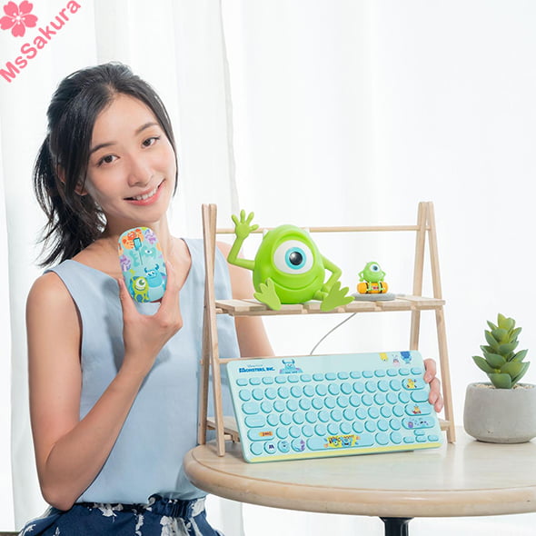 【迪士尼正版授權】infoThink怪獸電力公司系列無線光學滑鼠/無線鍵盤/造型公仔磁吸充/造型公仔燈 香港行貨一年保養
