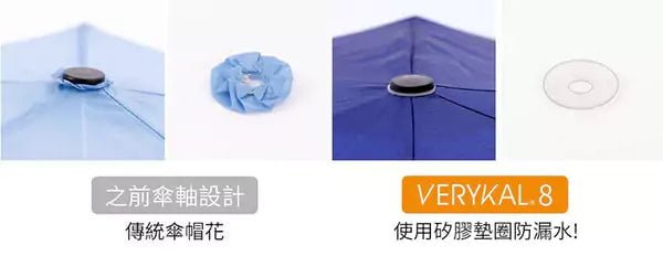 防反彈設計羽量級8骨自動傘日本Amvel VERYKAL 8