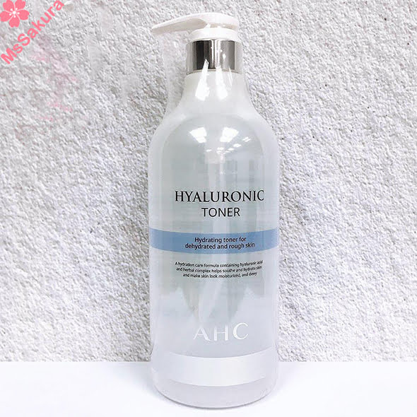 韓國AHC神仙水全新玻尿酸精華保濕肌亮化妝水1000ml
