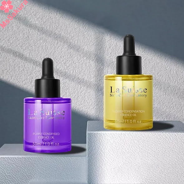 瑞士LA SUISSE 白池花凝萃精緻精華油/紫悅光透凝白精華油 30ml