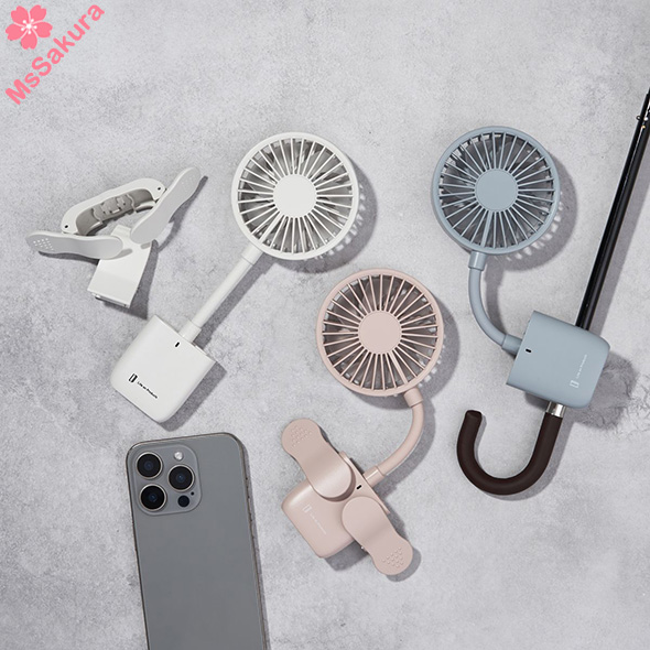 日本Life on Products多功能夾扇LCAF021 無線便攜風扇 手提風扇 香港行貨1年保養