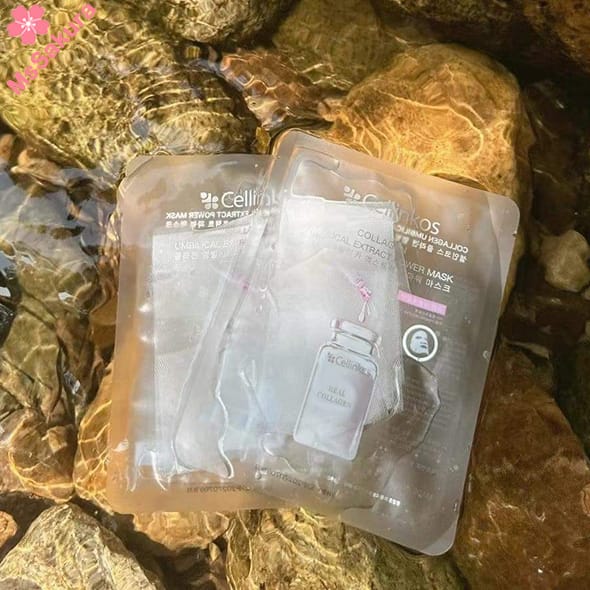 韓國Cellinkos女神外泌體膠原槍面膜5片/盒 認證正品雷射標籤