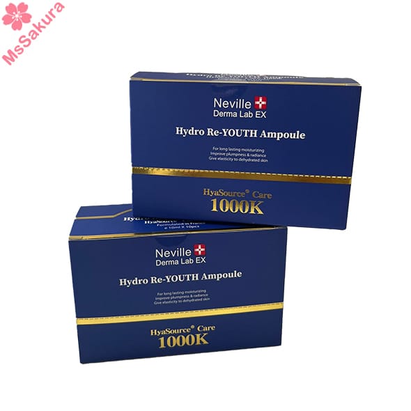 法國Neville Derma Lab Ex青春之泉保濕修護精華(10支/盒)可儀器導入