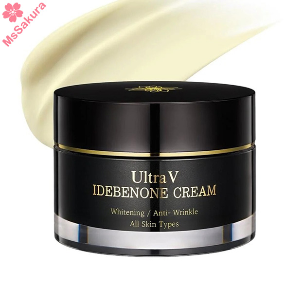 韓國Ultra V IDEBENONE艾地苯全效活膚逆齡面霜50ml