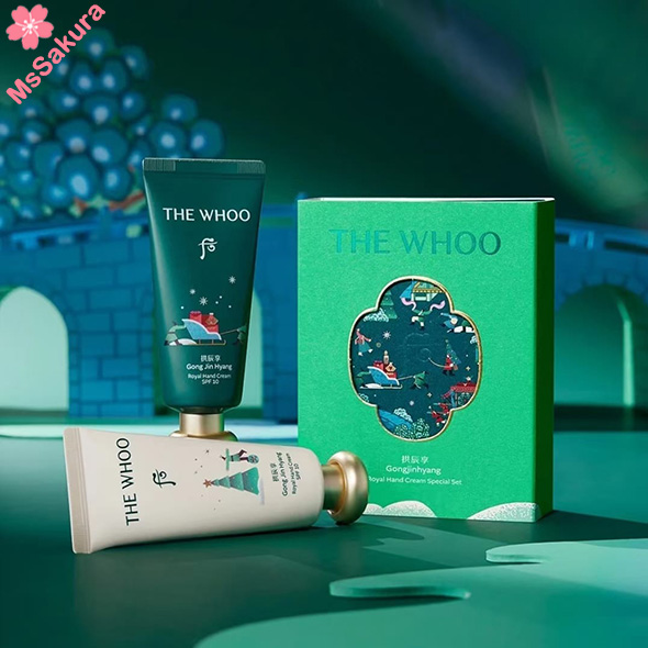 韓國Whoo後 拱辰享皇后護手霜聖誕套盒60ml*2入