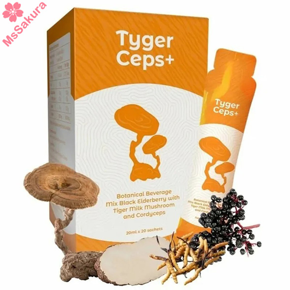 馬來西亞TygerCeps+虎乳芝益肺寶(一盒20包)最新升級版配方 改善咳嗽氣管問題
