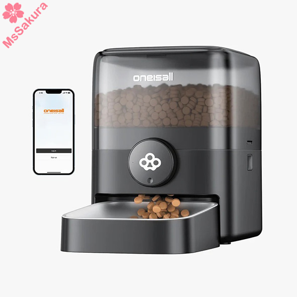 美國Oneisall 3L無線智慧寵物餵食器Cordless Smart Pet Feeder 香港行貨1年保養