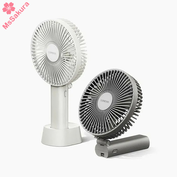 韓國LUMENA FAN PRO MAX V便攜式無線可座枱折疊風扇 香港行貨1年保養