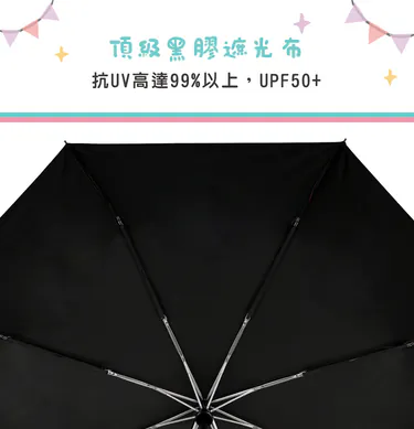 台灣-Tcf-懶散兔與啾先生-ILM-203防UV自動傘