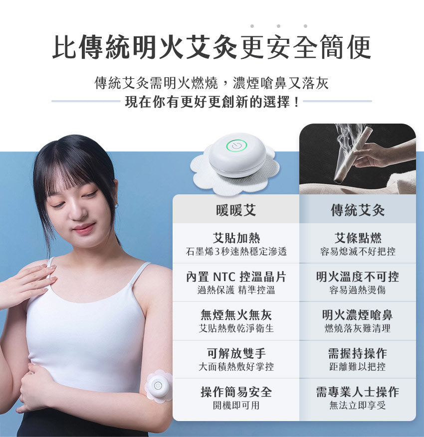 迷你艾灸儀 台灣 3zebra暖暖艾