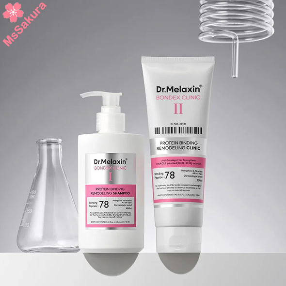 韓國Dr.MELAXIN BONDEX蛋白質重塑修復髪絲系列洗發露400ml/修復發膜250ml