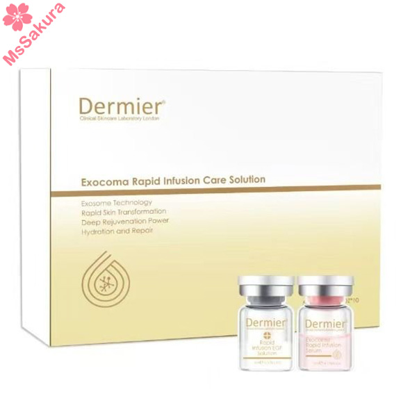 英國Dermier EGF+EXO超導逆齡雙星套組(一盒內有5套)