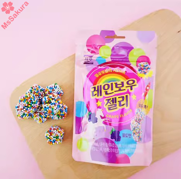 【1套4包】韓國彩虹葡萄軟糖46g/包