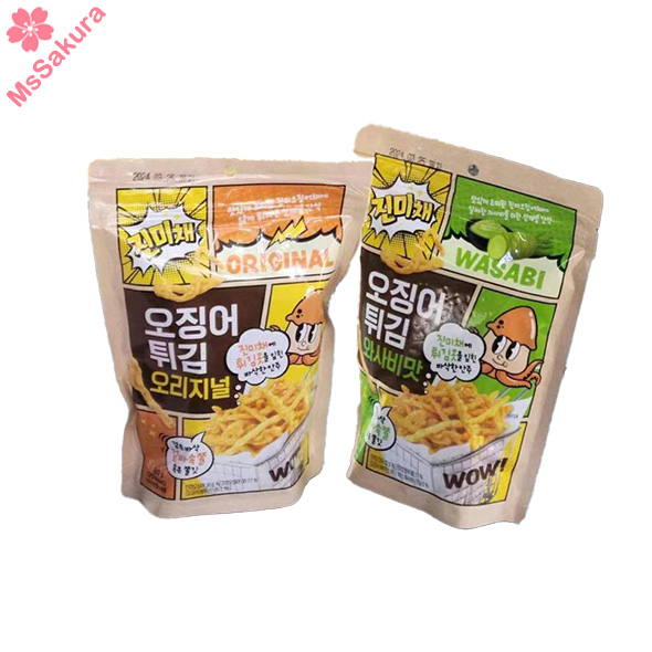 韓國WOW香炸魷魚條80g/包