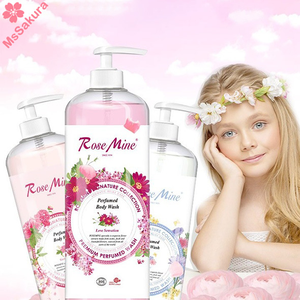 韓國RoseMine持久留香香氛沐浴乳1000ml