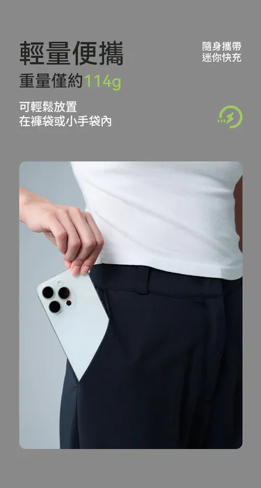 AISOLOVE Q3磁吸無線充移動電源|超薄輕量|磁吸快充|大容量|安全認證