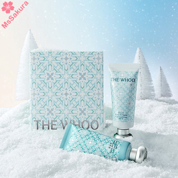韓國The History of Whoo後2025年閃爍冬雪特別版皇后護手霜套裝1套2支(每支60ml)