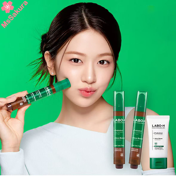 韓國LABO-H髮際線安瓶(Hair Line Ampoule)两支15ml+15ml+洗髮水50ml