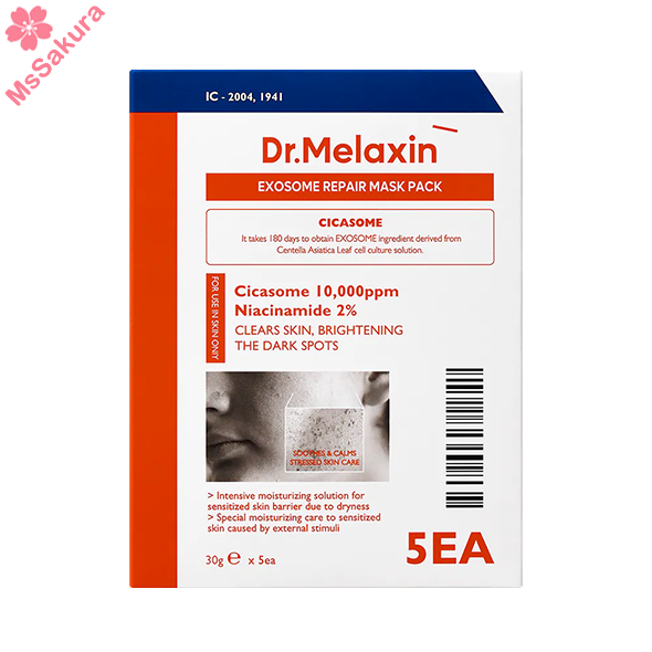 韓國Dr.Melaxin外泌體抗敏痘印修護面膜5片