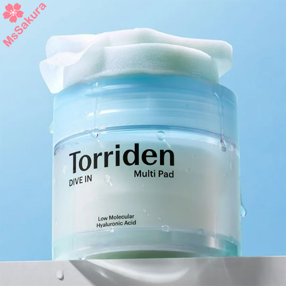 韓國Torriden低分子透明質酸補濕爽膚棉80片