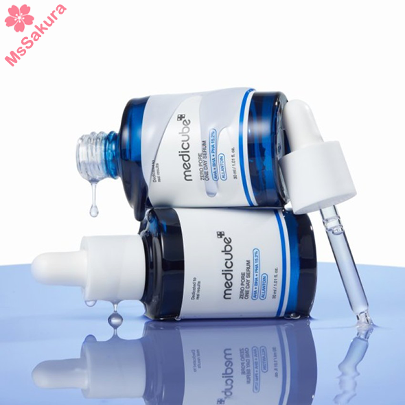 韓國Medicube Zero Pore One Day Serum果酸全效毛孔精華30ml+30ml 韓國孖裝超平