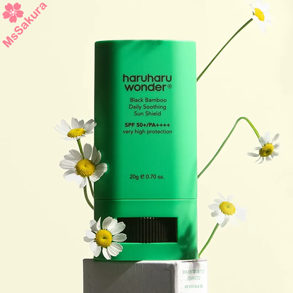 韓國haruharu wonder黑竹日常舒緩防曬霜20g SPF 50+/PA++++