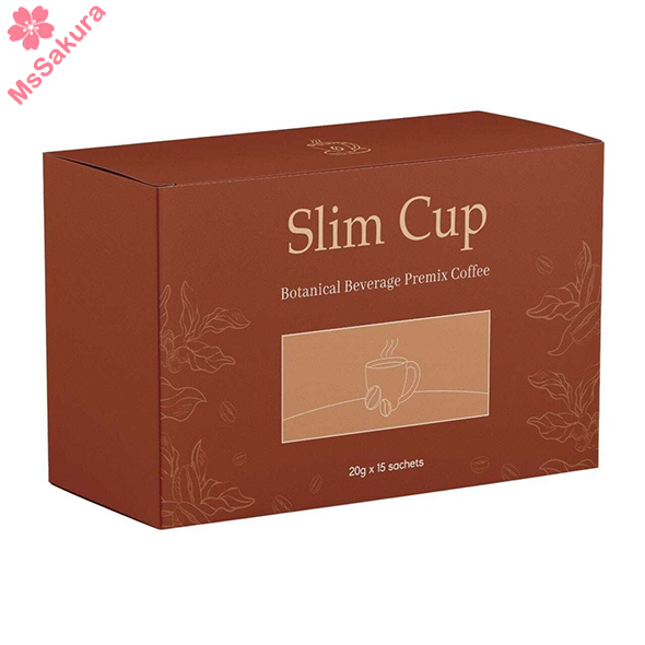 馬來西亞Slim Cup燃脂控食瘦身咖啡(1盒15包)3盒起送專屬咖啡杯