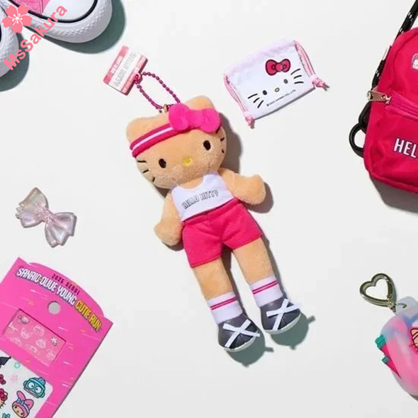 韓國Sanrio x Olive Young「Cutie Run」系列長腿Kitty掛飾