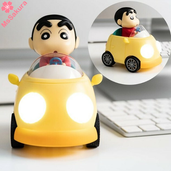 韓國直送正版蠟筆小新迷你車頭小夜燈