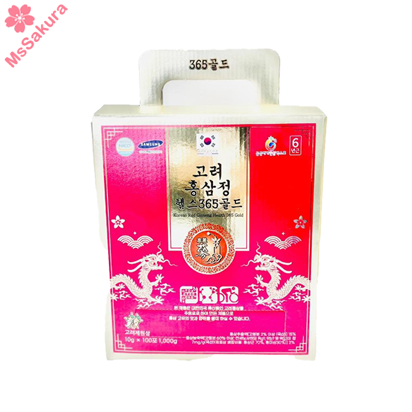 韓國製Samsung健康365 6年根正宗高麗蔘10ml×100條
