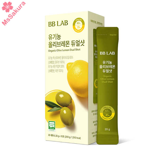 韓國BB LAB 有機橄欖檸檬雙效飲20g*10包/盒 張員瑛同款 提升抗氧化力 延緩衰老