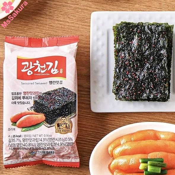 韓國限定廣川明太子紫菜4g×12包