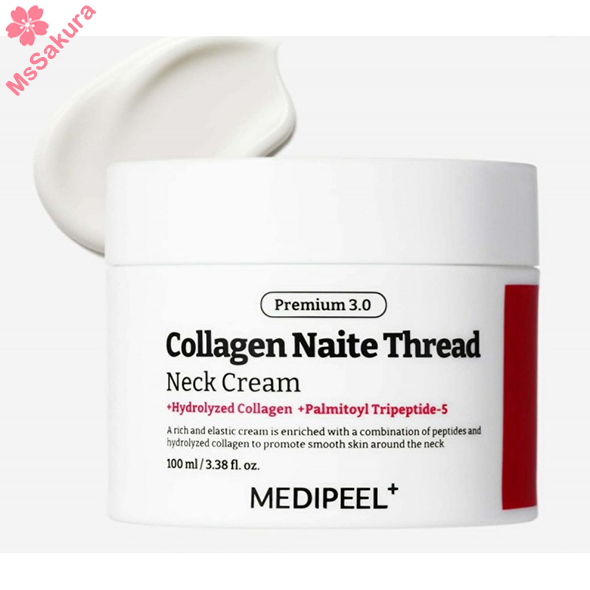 韓國美容院產品Medi-peel頸霜Premium3.0最新升級版100ml白金膠原蛋白抗衰老Collagen Naite Thread Neck Cream