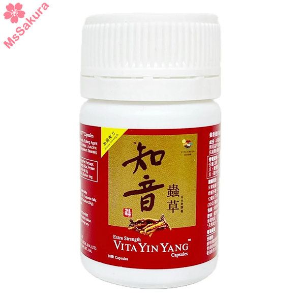 香港維特健靈加強配方知音蟲草菌絲體膠囊10粒
