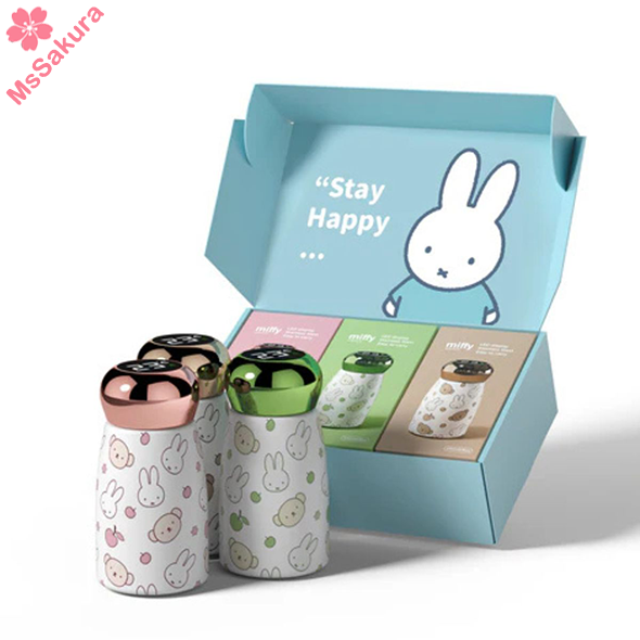 【正版miffy授權】Miffy不鏽鋼保溫壺230ml LED 智能溫度顯示
