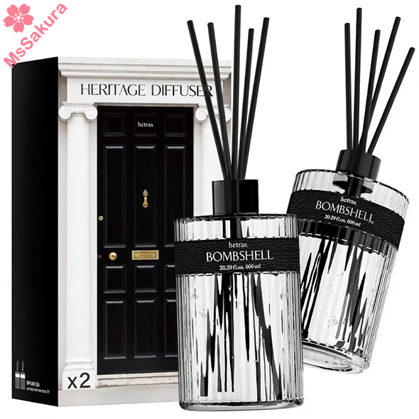 韓國Hetras大容量香水擴香Heritage Perfume Diffuser一盒2瓶600mlx2