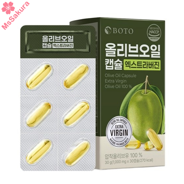 韓國BOTO特級初榨橄欖油膠囊30粒