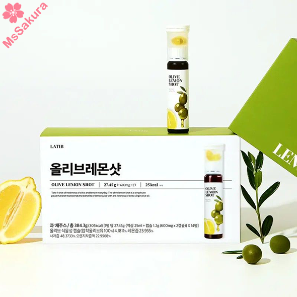 韓國LATIB OLIVE LEMON SHOT橄欖檸檬飲